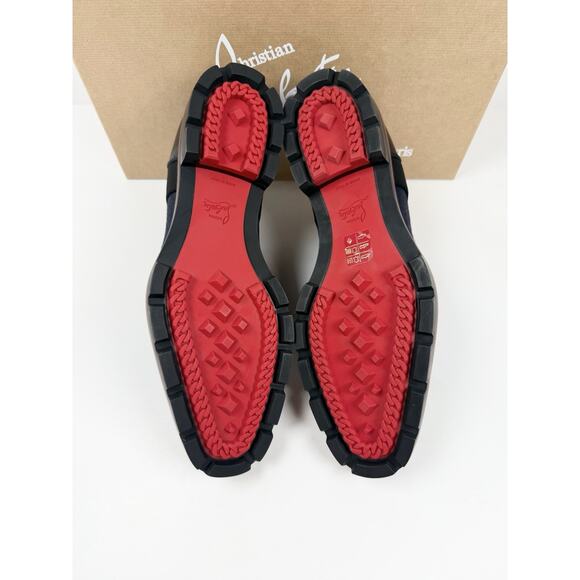 Size 8.5 - Christian Louboutin Mika Sky Flat Derby Shoes NEW